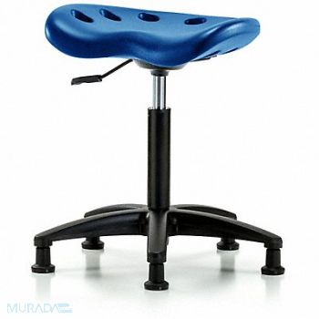 BLUE RIDGE ERGONOMICS Tractor Stool 300 lb Cap. Blue, 797R01