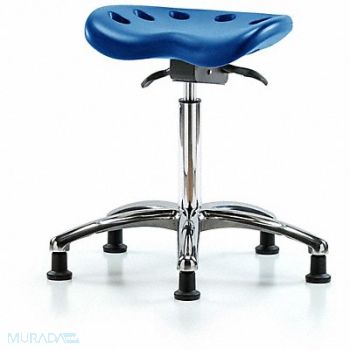 BLUE RIDGE ERGONOMICS Tractor Stool 300 lb Cap. Blue, 797R09