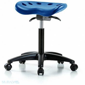 BLUE RIDGE ERGONOMICS Tractor Stool 300 lb Cap. Blue, 797R19
