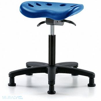 BLUE RIDGE ERGONOMICS Tractor Stool 300 lb Cap. Blue, 797R21