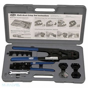 ZURN PEX Pex Crimp Tool 3/8 1/2 5/8 3/4 Size, 52DD87