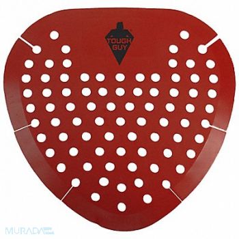 TOUGH GUY Deodorant Urinal Screen Red Box PK12, 796N01