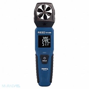 REED INSTRUMENTS Vane Anemometer Humidity Sensing, 798FP5