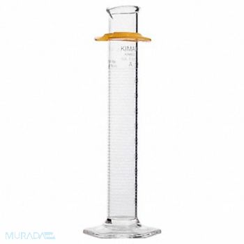 KIMBLE Graduated Cylinder 190mm H 50mL PK6, 52NJ59