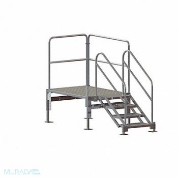 TRI-ARC Stair Unit Alum 3 to 4 Steps 1000 lb Cap, 43X966