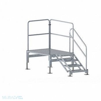 TRI-ARC Stair Unit Alum 3 to 4 Steps 1000 lb Cap, 43X965