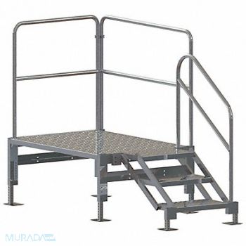 TRI-ARC Stair Unit Alum 2 to 3 Steps 1000 lb Cap, 43X964