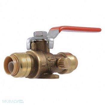 SHARKBITE Ball Valve 1/2 200 psi SS, 790PM3