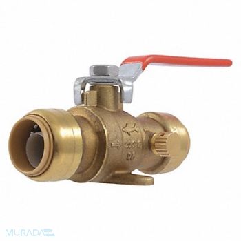 SHARKBITE Ball Valve 3/4 200 psi SS, 790PM4
