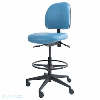 CRAMER Task Chair Poly Blue 23 to 33 Seat Ht, 22E989