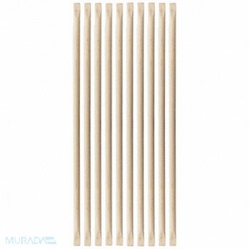 JONARD TOOLS Orange Sticks Modified Flat PK10, 2TDN5