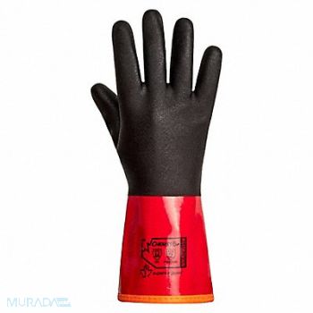 CHEMSTOP Cut Protection Gloves M/8 Black Red PR, 61KX51