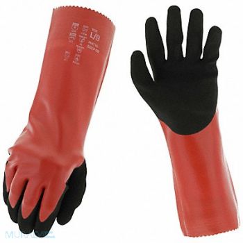 MECHANIX WEAR Chemical Resistant Gloves Red Size 11 PR, 794CJ0