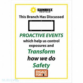 DIGI-DAY Scoreboard Sunbelt Rentals 28Hx20W Alum, 804A86