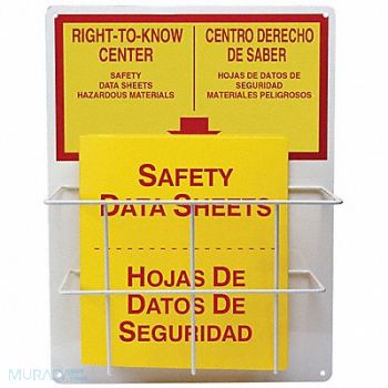 ACCUFORM Right-To-Know Center Bilingual 20 in H, 45KY35