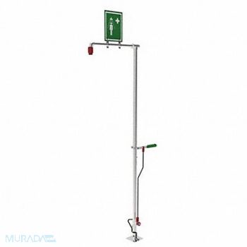 HUGHES SAFETY Drench Shower Self-Drain Floor Mount, 287T81