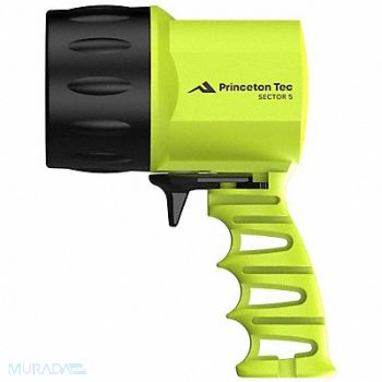 PRINCETON TEC Spotlight Plastic Neon Yellow 1200lm, 38RV51