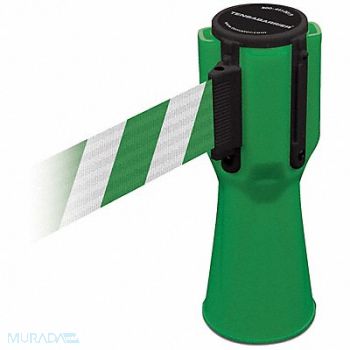 TENSABARRIER Tensacone Topper Green Belt Green/White, 3YJC6