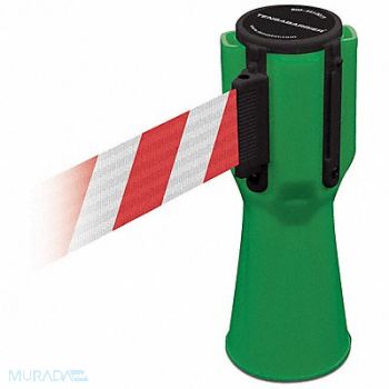 TENSABARRIER Tensacone Topper Green Belt Red/White, 3YJC7