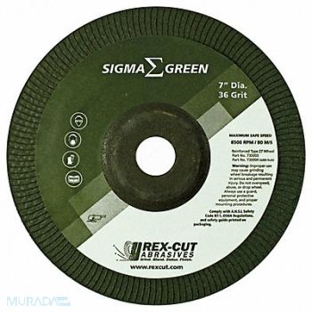REX CUT Grinding Wheel 7 x 7/8 36 Grit, 65HM85