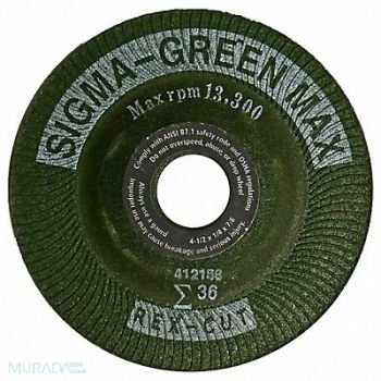 REX CUT Grinding Wheel 4-1/2 x 1/4 x 7/8 36Grit, 65HM87