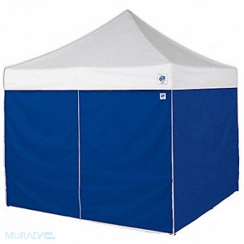 E-Z UP Sidewall Blue 10 ft W 10 ft H, 800J36