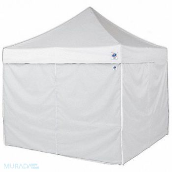 E-Z UP Sidewall White 10 ft W 10 ft H, 800J37