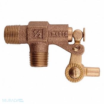 WATTS Float Valve 1/2 In Bronze Pipe Mount, 46A984