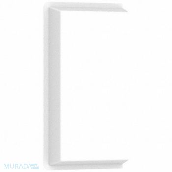 AMERICAN LOUVER Side Air Diverter Rectangular Plastic, 54ZF59