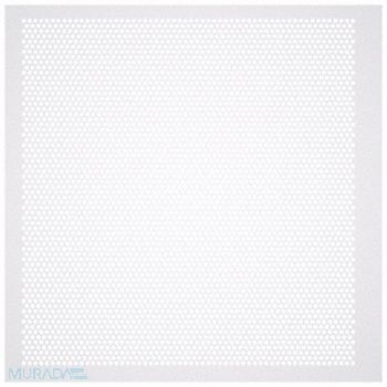 AMERICAN LOUVER Perforated Diffuser Square Plastic PK5, 54ZF55