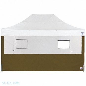 E-Z UP Food Booth Sidewall Green 15 ft H, 800J59