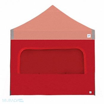 E-Z UP Sidewall Red 10 ft W 10 ft H, 800JA0