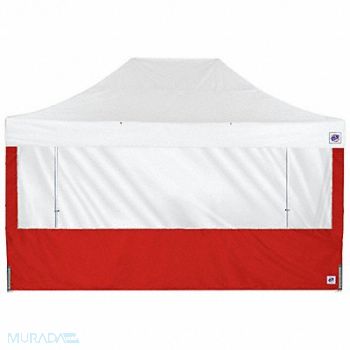 E-Z UP Panorama Sidewall Red 15 ft W 15 ft H, 800JC3