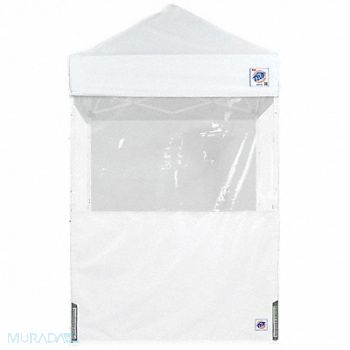 E-Z UP Panorama Sidewall White 5 ft W 5 ft H, 800JD0