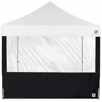 E-Z UP Panorama Sidewall Black 8 ft W 8 ft H, 800JD1