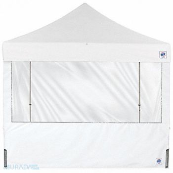 E-Z UP Panorama Sidewall White 8 ft W 8 ft H, 800JD6