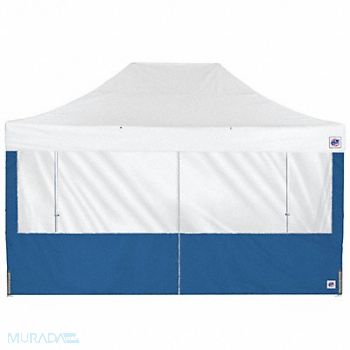 E-Z UP Panorama Middle Zipper Sidewall Blue, 800JE5