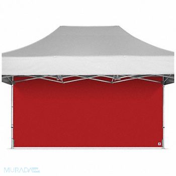 E-Z UP Sidewall Red 15 ft W 15 ft H, 800JH5