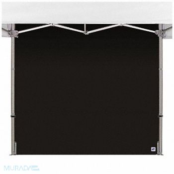 E-Z UP HUB Sidewall Black 8 ft W 15 ft H, 800JJ4