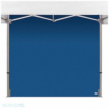 E-Z UP HUB Sidewall Blue 8 ft W 15 ft H, 800JJ6
