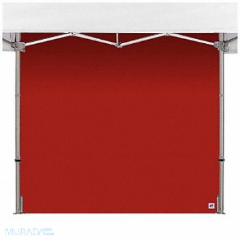 E-Z UP HUB Sidewall Red 8 ft W 15 ft H, 800JJ7