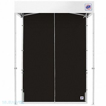 E-Z UP Middle Zipper Sidewall Black 5 ft H, 800JK0