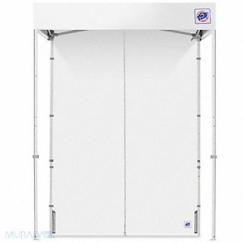 E-Z UP Middle Zipper Sidewall White 5 ft H, 800JK4