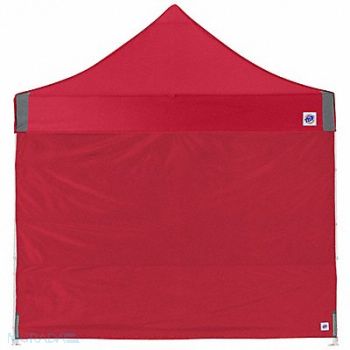 E-Z UP Professional Sidewall Red 10 ft H, 800JK8