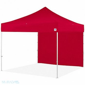 E-Z UP Sidewall Red 6 14/25 ft W 13 ft H, 800JL4
