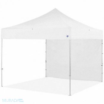 E-Z UP Sidewall White 6 14/25 ft W 13 ft H, 800JL6