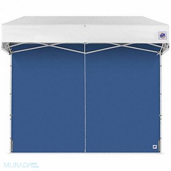E-Z UP Middle Zipper Sidewall Blue 8 ft H, 800JP9