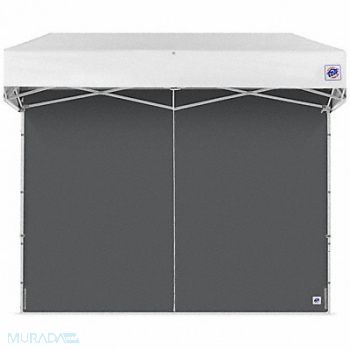 E-Z UP Middle Zipper Sidewall Gray 8 ft H, 800JR1