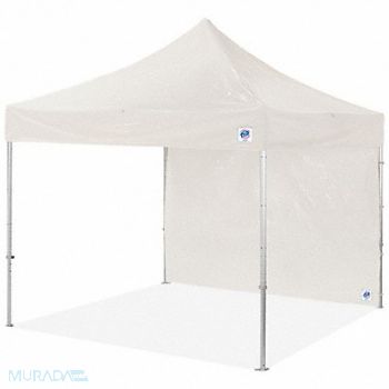 E-Z UP Sidewall White 10 ft W 10 ft H, 800JU0
