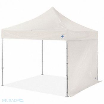 E-Z UP Sidewall White 10 ft W 10 ft H, 800JU3